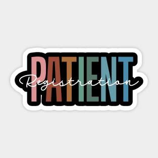 Patient Registration Sticker